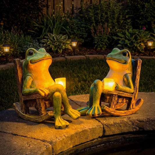 Der leuchtende Gartenfrosch