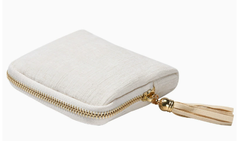 📢📢 50 % RABATT!! ⏰ Kleine Reisetasche für Schmuck mit Reißverschluss – kompakt, leicht zu transportieren und perfekt für Ringe, Ohrringe und Halsketten