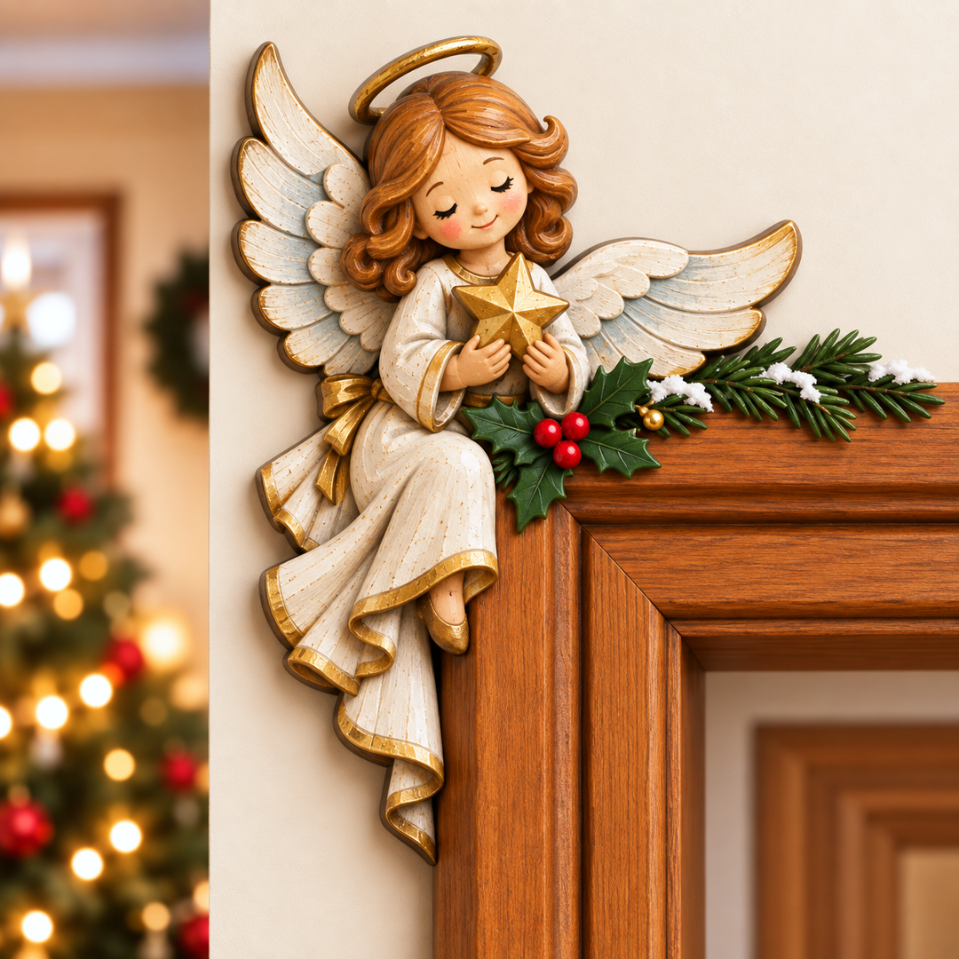 Weihnachtsdekoration für die Ecke des Türrahmens