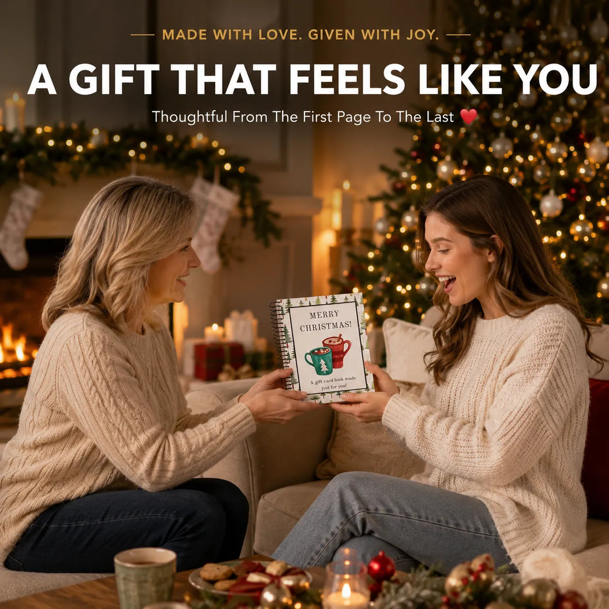 🔥🎁70 % RABATT!!! – Bereit für Weihnachten! 🎅 Weihnachtskartenheft – 👍 DIY-Heft mit Spiralbindung für Weihnachtskarten