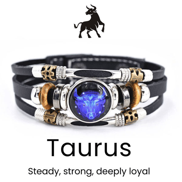 🌌 Trage dein Schicksal: Das Armband mit den 12 Sternzeichen 🌌