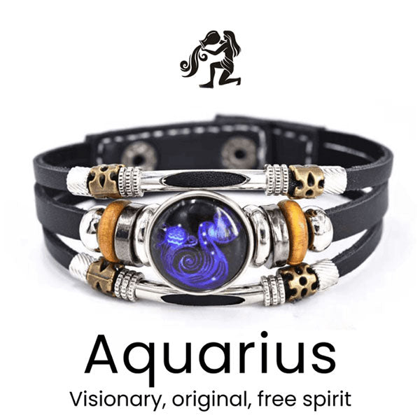 🌌 Trage dein Schicksal: Das Armband mit den 12 Sternzeichen 🌌