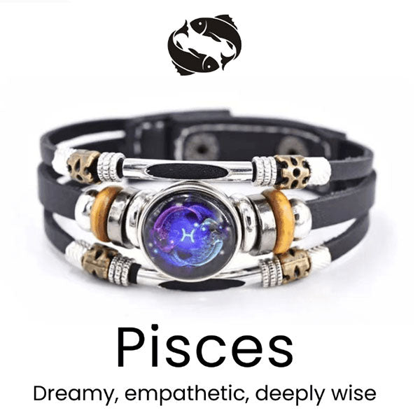 🌌 Trage dein Schicksal: Das Armband mit den 12 Sternzeichen 🌌