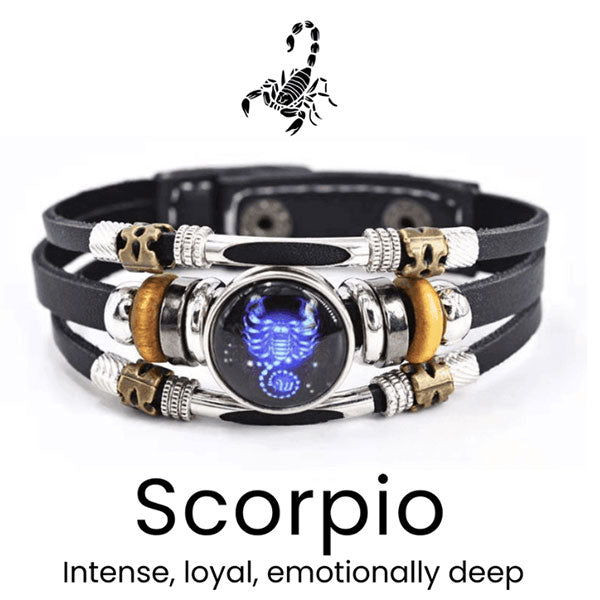 🌌 Trage dein Schicksal: Das Armband mit den 12 Sternzeichen 🌌