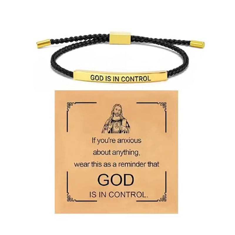 ✨📿 Gewebtes Edelstahlarmband – Motivations- und Inspirationsarmband mit abnehmbarem Aufdruck! ✨🦾
