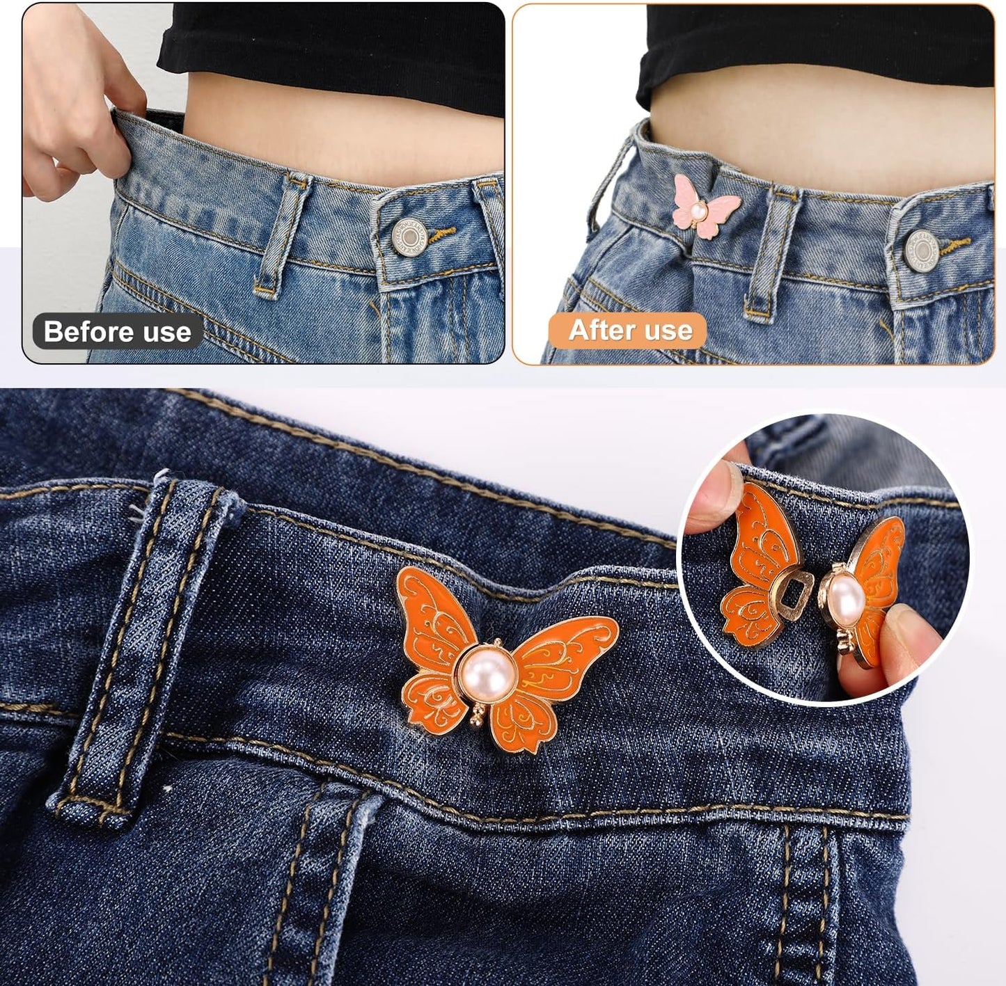 🔥8 schmetterlingsförmige Träger für eine schlanke Taille
