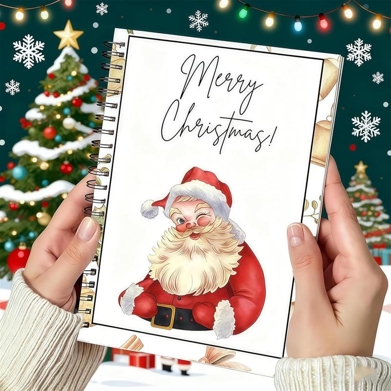 🔥🎁70 % RABATT!!! – Bereit für Weihnachten! 🎅 Weihnachtskartenheft – 👍 DIY-Heft mit Spiralbindung für Weihnachtskarten