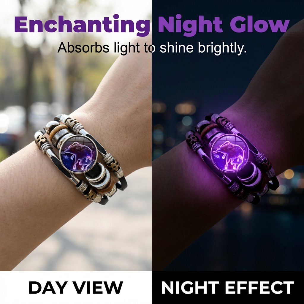 🌌 Trage dein Schicksal: Das Armband mit den 12 Sternzeichen 🌌