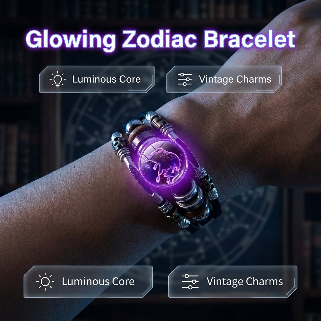🌌 Trage dein Schicksal: Das Armband mit den 12 Sternzeichen 🌌