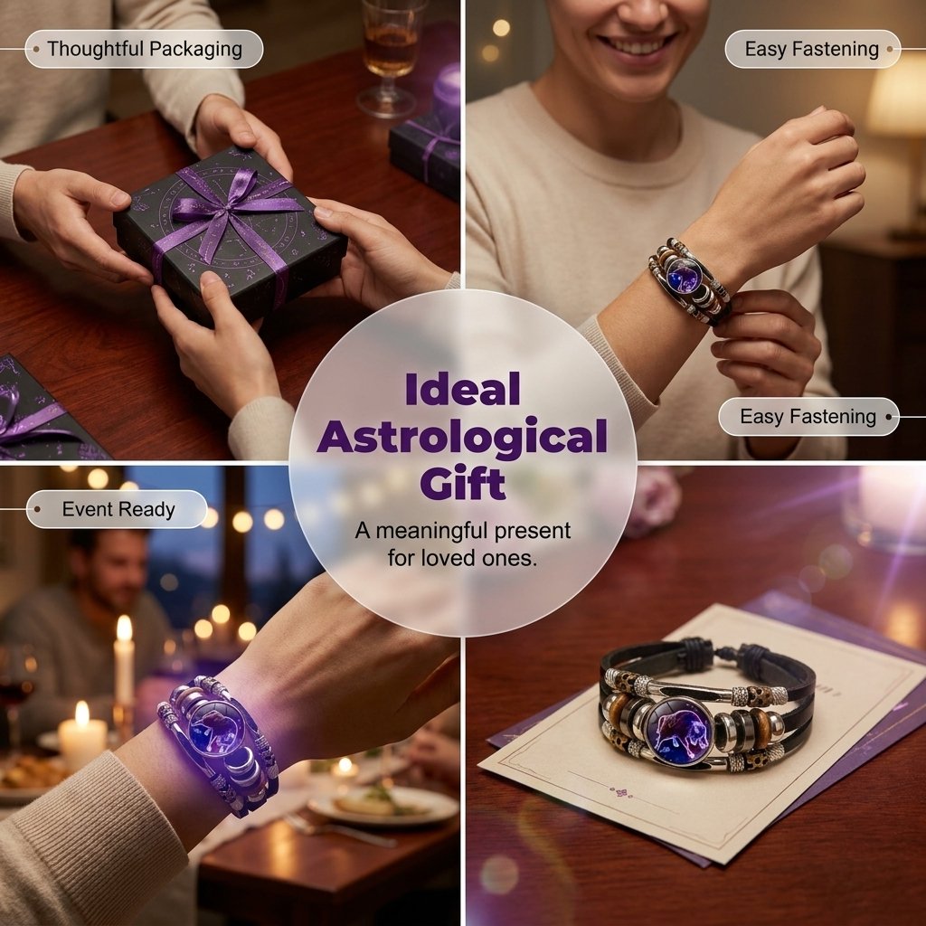 🌌 Trage dein Schicksal: Das Armband mit den 12 Sternzeichen 🌌