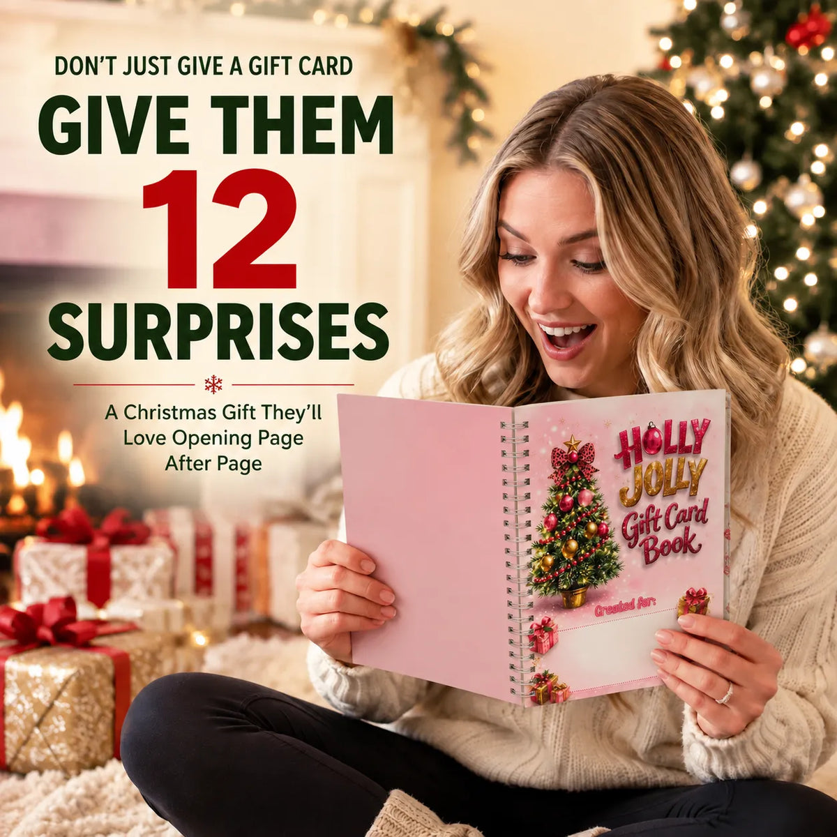 🔥🎁70 % RABATT!!! – Bereit für Weihnachten! 🎅 Weihnachtskartenheft – 👍 DIY-Heft mit Spiralbindung für Weihnachtskarten